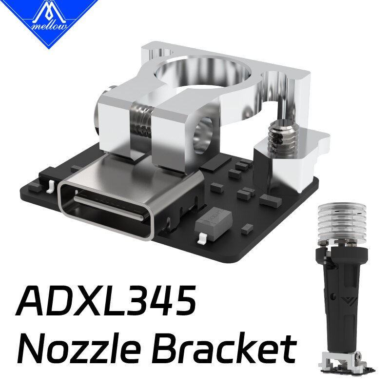 3D 프린터용 부드러운 경량 알루미늄 깍지 브래킷, ADXL345 가속도계, 3D 인쇄 성능 최적화, V6